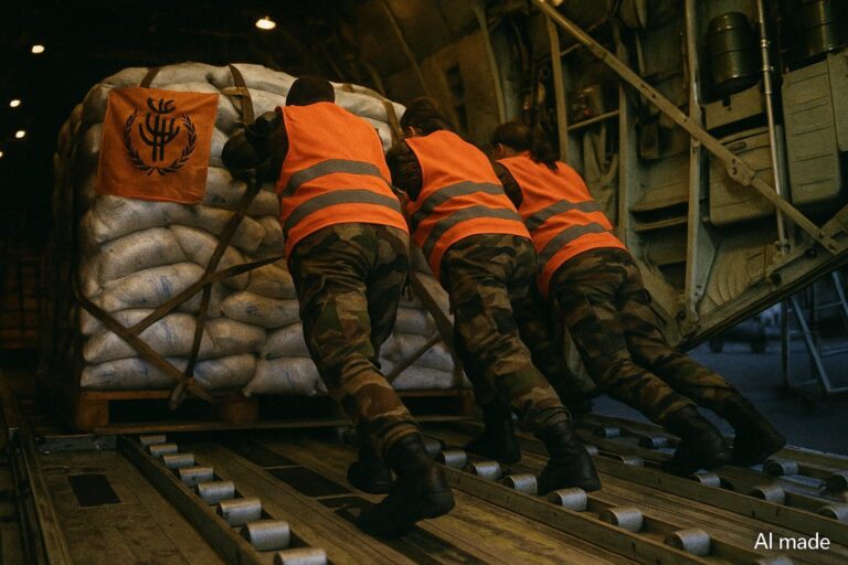 Rabat largue 180 t pour Gaza : cargo diplomatique